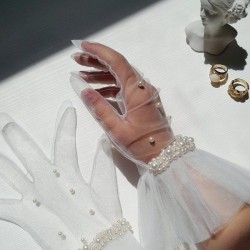 دستکش های توری تا ساق